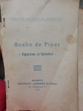 1933 BOABE DE PIPER &ndash; EPIGRAME SI EPITAFURI STEFAN IVANOVICI-TERENTIU autograf
