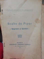 1933 BOABE DE PIPER ? EPIGRAME SI EPITAFURI STEFAN IVANOVICI-TERENTIU autograf foto