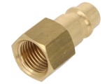 Adaptor Filetat EURO Prelungire Alamă 1/4"