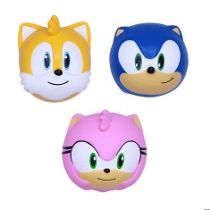 Set 3 jucarii squish, Sonic Rose Tails, 6cm
