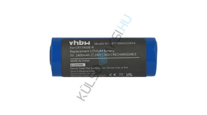 Baterie universală de &icirc;nlocuire VHBW pentru CR17450E-R - 2400 mAh 3 V Li-Ion