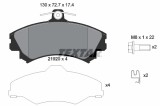 Set placute frana TEXTAR 2192003