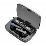 Cumpara ieftin Casca Audio M19 In-Ear, baterie 2000 mAh, Bluetooth TWS 5.1, Pairing automat,Touch Control, True Wireless, Black