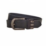 Curea barbati, casual-eleganta, din piele ecologica, latime 3.5 cm, negru - CK161N