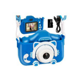 Aparat foto digital pentru copii Kitty, 2 inch, 3MP, card 16GB Kruzzel MY18070