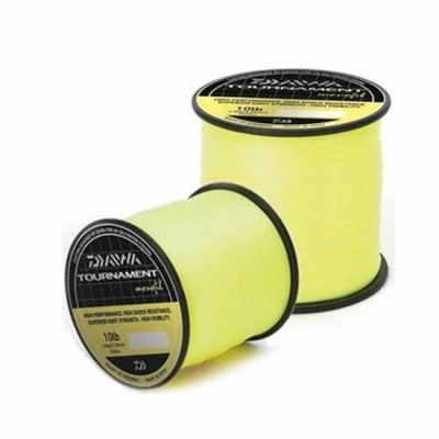 Fir Monofilament Daiwa Tournament Galben Fluo 0.31mm/1320m/5.4kg foto
