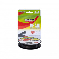 Fir textil Wizard Braid Grey, Lungime 135m, Diametru 0.10 mm, Rezistenta 9.13 Kg