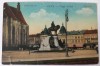 Cluj , Piata Unirii , 1916, Circulata, Cluj Napoca, Printata