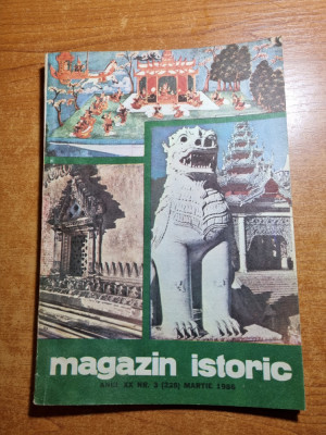 Revista Magazin Istoric - Martie 1986 foto