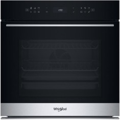 Cuptor incorporabil Whirlpool WOI78PT1SXA, Electric, Autocuratare pirolitica + hidrolitica, 73 l, Clasa A+, 6th Sense, inox