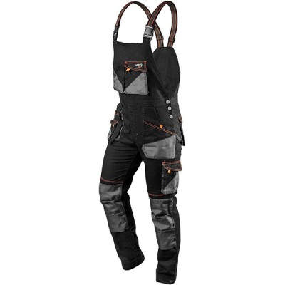 Pantaloni cu pieptar HD SLIM nr.S/48 NEO TOOLS 81-248-S HardWork ToolsRange foto