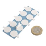 Buline dublu adezive, &Oslash;15 mm, set de 100 bucati