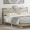 vidaXL Tăblie cap cu raft Stejar sonoma 180 cm Lemn compozit 859711