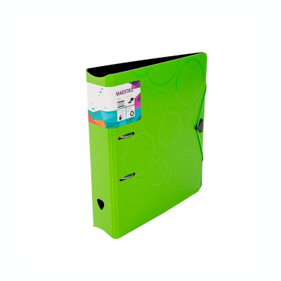 Biblioraft PP foam, cu elastic, Maestro, 7.5 cm, 386455, verde foto