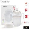 Biberon Anticolici Mombella Breast-Like, 300ml, Tetina 360A&fnof;a, sA, sA XL Flux Consistent, 100% Silicon