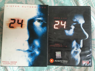 24 - seriile I și II complete - 18 DVD foto