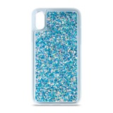 Husa SAMSUNG Galaxy A41 - Glitter Lichid (Albastru)