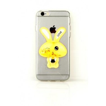 HUSA SILICON RABBIT APPLE IPHONE 7 PLUS (5,5INCH ) ORANGE foto