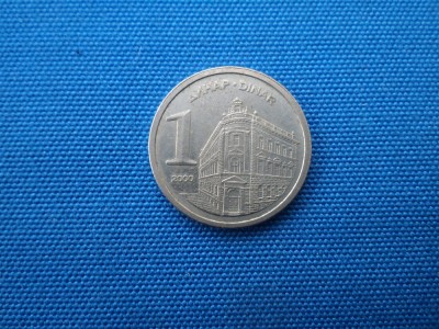 1 DINAR 2000 JUGOSLAVIA foto