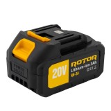 Acumulator RB-3A 20V/3Ah ROTOR Innovative ReliableTools