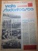 Viata studenteasca 31 octombrie 1975-art. cenaclul la sala palatului