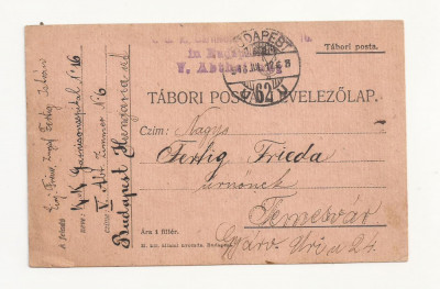 D5 Carte Postala Militara k.u.k. Imperiul Austro-Ungar ,Circulata 1916 Temesvar foto