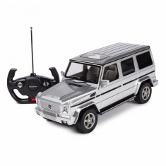 Masina Cu Telecomanda Mercedes-Benz G55 Argintiu Cu Scara 1 La 14 foto