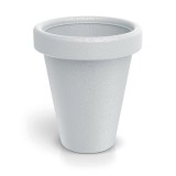 Ghiveci decorativ de flori, rotund, alb, 39x46 cm, 26.5 L, Origina