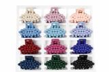 Cumpara ieftin Set 12 Clesti de Par Mini , Accesorii Colorate pentru Coafuri