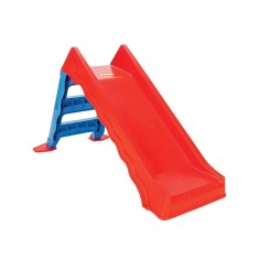 Tobogan Felis, Apa, Pliabil, 3 trepte, 2-6 ani, 126x59x71 cm, 25 kg, Plastic, Multicolor foto