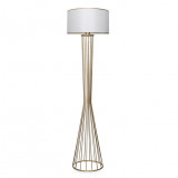 RESIGILAT: Lampadar PWL-1062, E27 auriu-alb, 38x155 cm