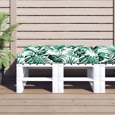 vidaXL Pernă pentru paleți, verde, 120x80x12 cm, textil 360525 foto