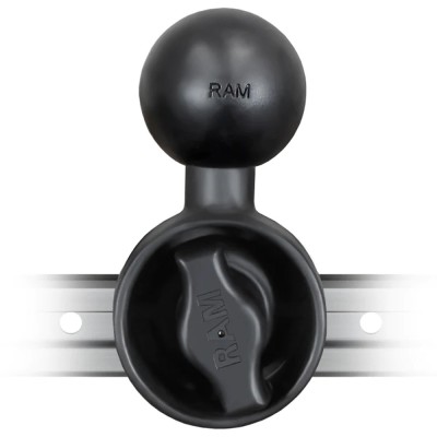 Baza Laterala Glisanta cu Bila RAM Mounts Track Ball with Side Track Base - C Size foto