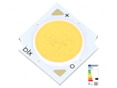 LED COB 12,4W 1523lm 120&amp;deg; 13,5x13,5mm foto