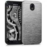 Husa pentru Samsung Galaxy J7 (2017), Aluminiu, Argintiu, 43024.35, Carcasa, Kwmobile