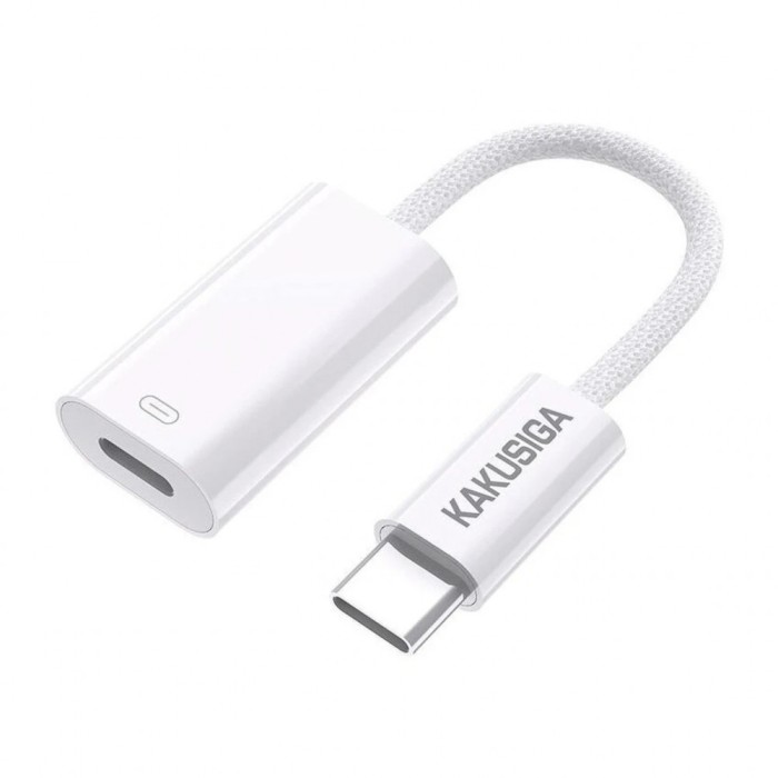 Cablu OTG Transfer, USB-C la Lightning Kaku KSC-904, Alb
