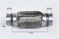 Racord Flexibil Inner &amp; Outer Braid (B) 50X150 Mm 42530 FL 60096