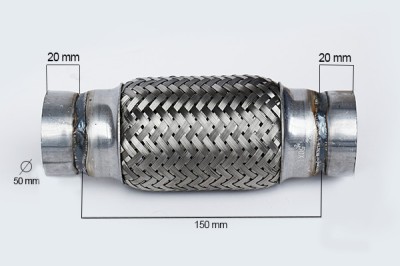 Racord Flexibil Inner &amp;amp; Outer Braid (B) 50X150 Mm 42530 FL 60096 foto