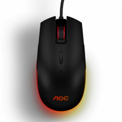 Mouse AOC GM500, USB, 5000DPI, negru foto