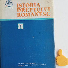 Istoria dreptului romanesc Ioan Ceterchi Vladimir Hanga vol I