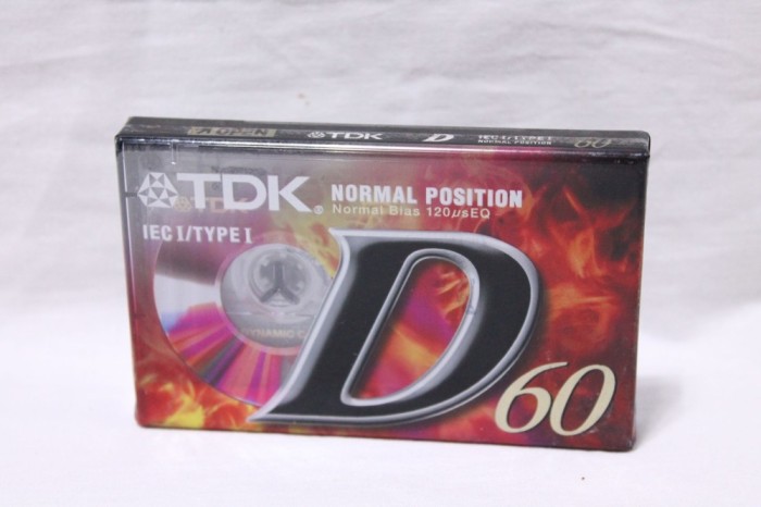 Caseta audio TDK D60 - sigilata