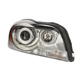 Far Volvo Xc90; dreapta, cu iluminare viraje, xenon, ECE, ajustare electrica, fara balast, bec cu descarcare inclus, motoras inclus, cu cablaj,