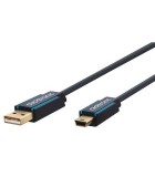 Cablu Profesional 3m mini USB 2.0 - USB Hi-Speed 480Mbit/s OFC cupru, Clicktronic