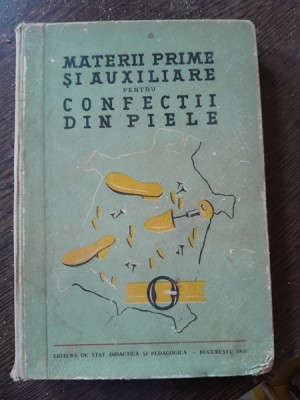 Materii prime si auxiliare pentru confectii din piele foto