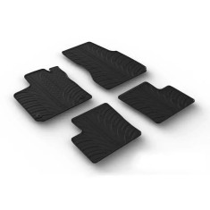 Set covorase auto din cauciuc Renault Twingo E-Tech Hatchback 07.2020- (electric), Negru, Gledring, 4 buc.