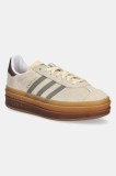 adidas Originals sneakers Gazelle Bold femei, culoarea bej, JI2696