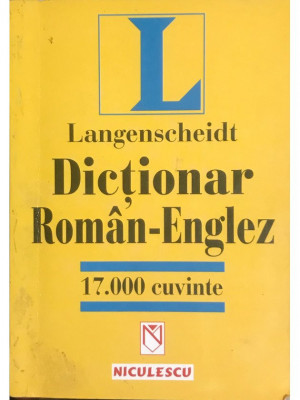Dicționar rom&amp;acirc;n-englez - 17.000 cuvinte (editia 2001) foto