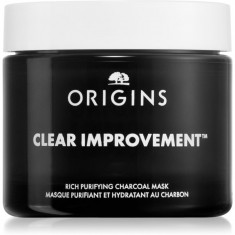 Origins Clear Improvement® Rich Purifying Charcoal Mask Masca de curățare cu cărbune 75 ml