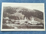 713. Manastirea Agapia, Muntele Muncelul / carte postala interbelica necirculata
