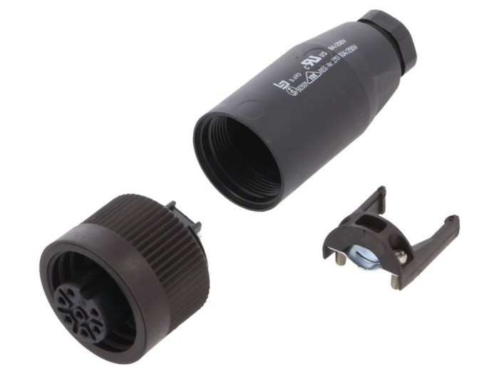 Conector circular mamă 7 pini IP67
